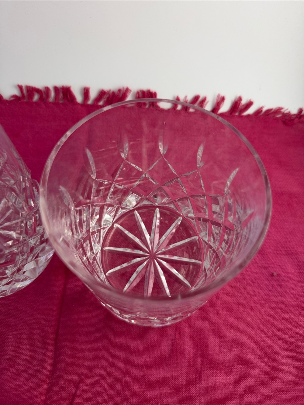Double Old Fashioned Rosses by Tyrone Crystal Glasses set of 2 - Picture 3 of 16